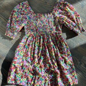 Floral mini dress